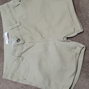 Girls khaki shorts